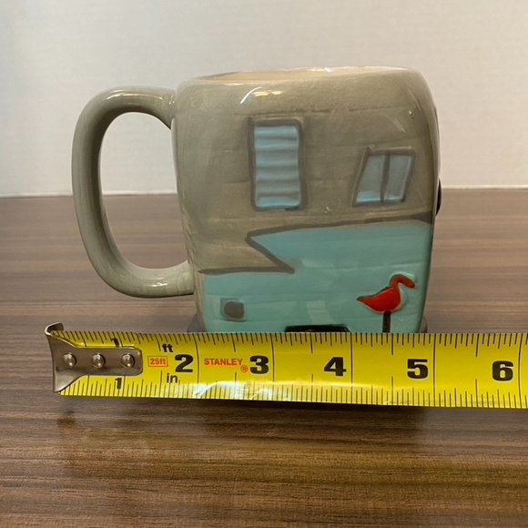 BigMouth Inc. ‘Happy Camper’ Coffee Tea Mug Cup Travel Trailer RV - Picture 9 of 10